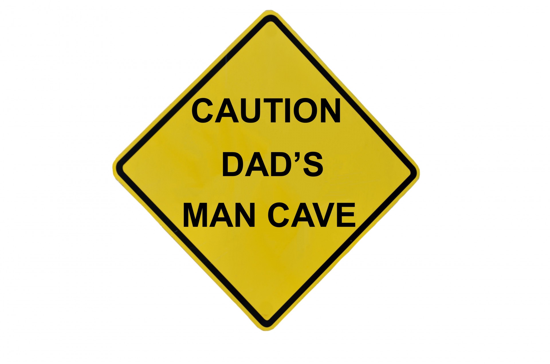 caution dad's man free photo