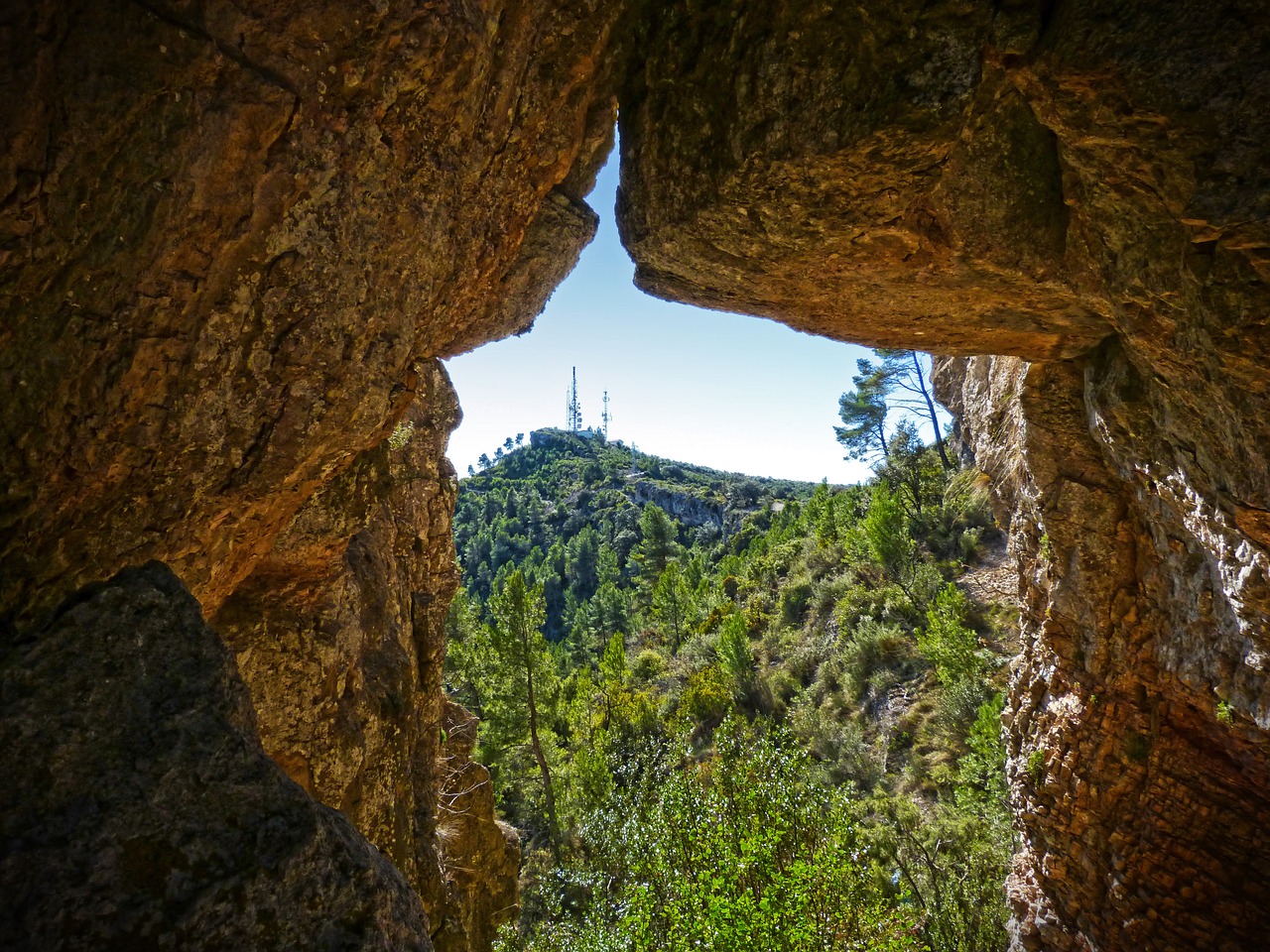 cave view rock free photo