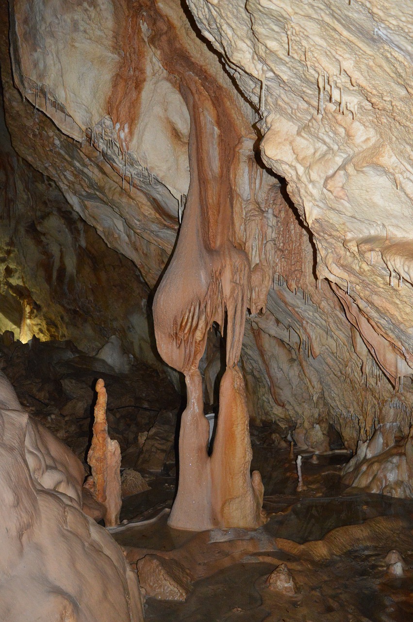 cave rock formation subterranean free photo
