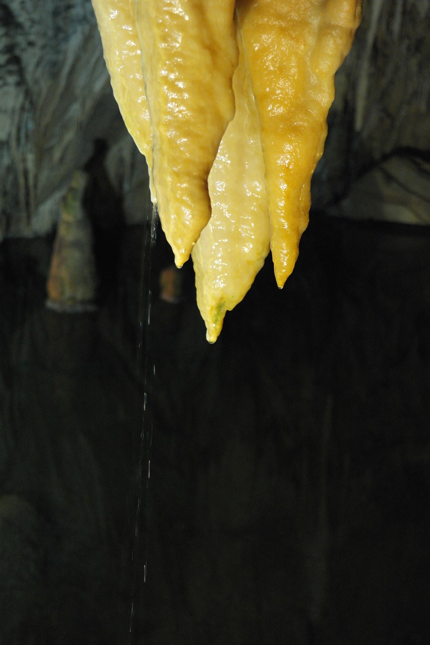 cave stalactite potholing free photo