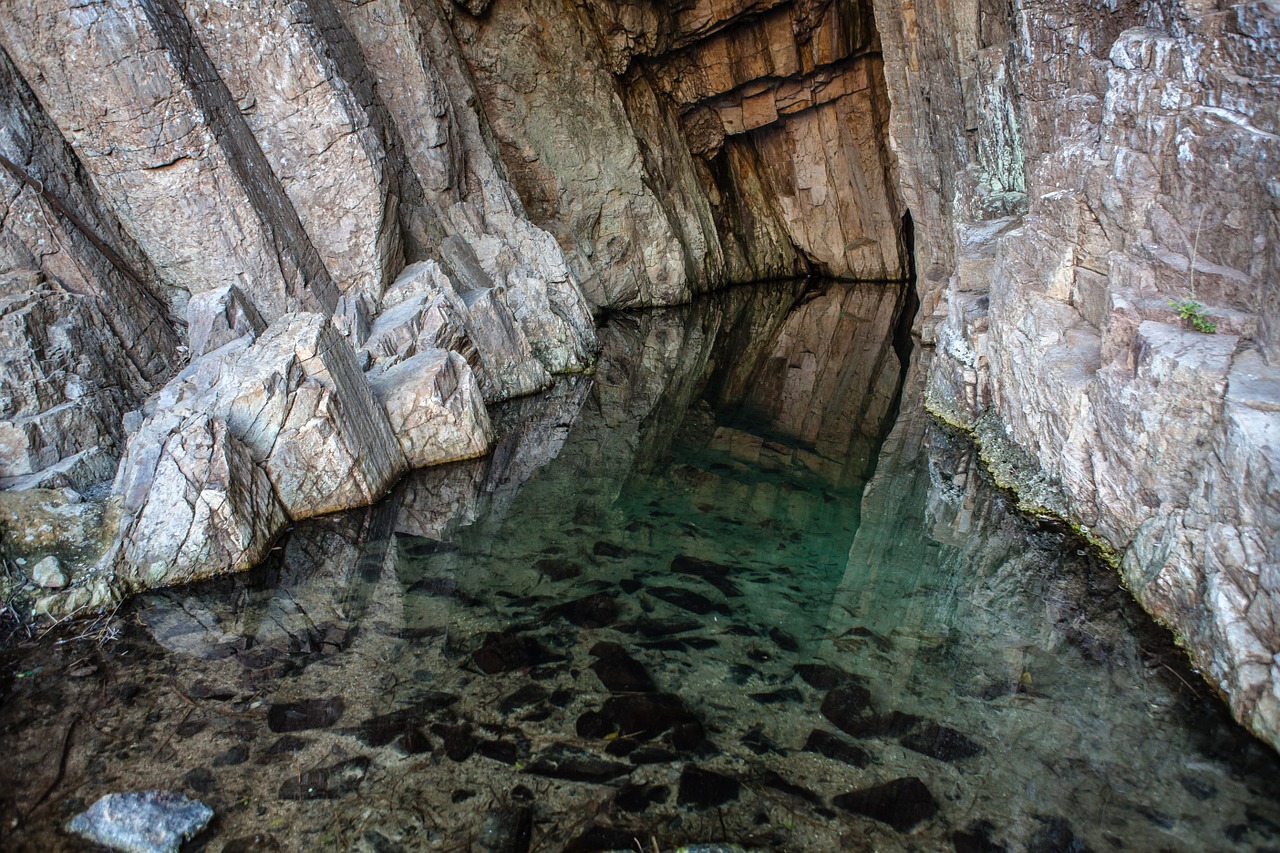 cave water rock free photo