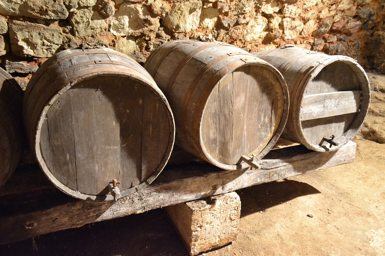 cave barrel wine free photo