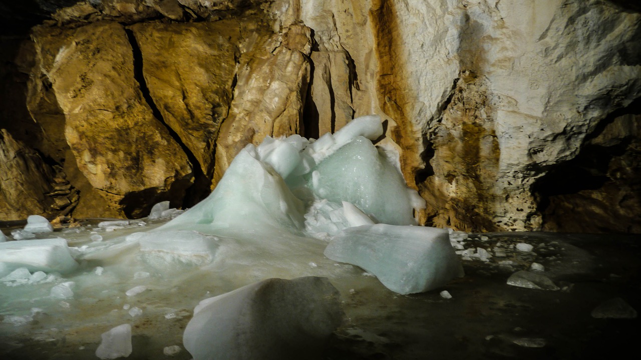 cave ice slovenia free photo
