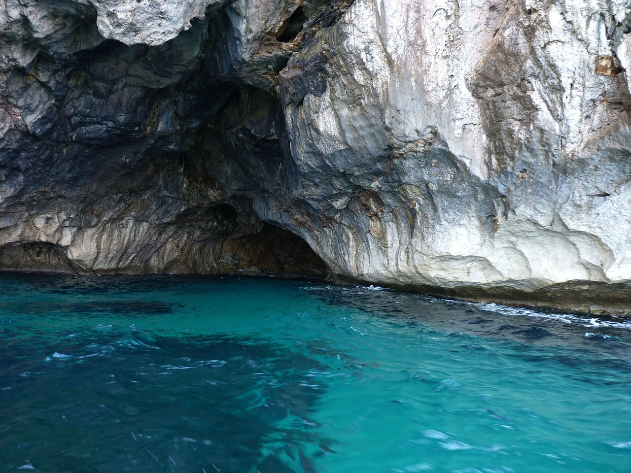 cave mediterranean coast free photo