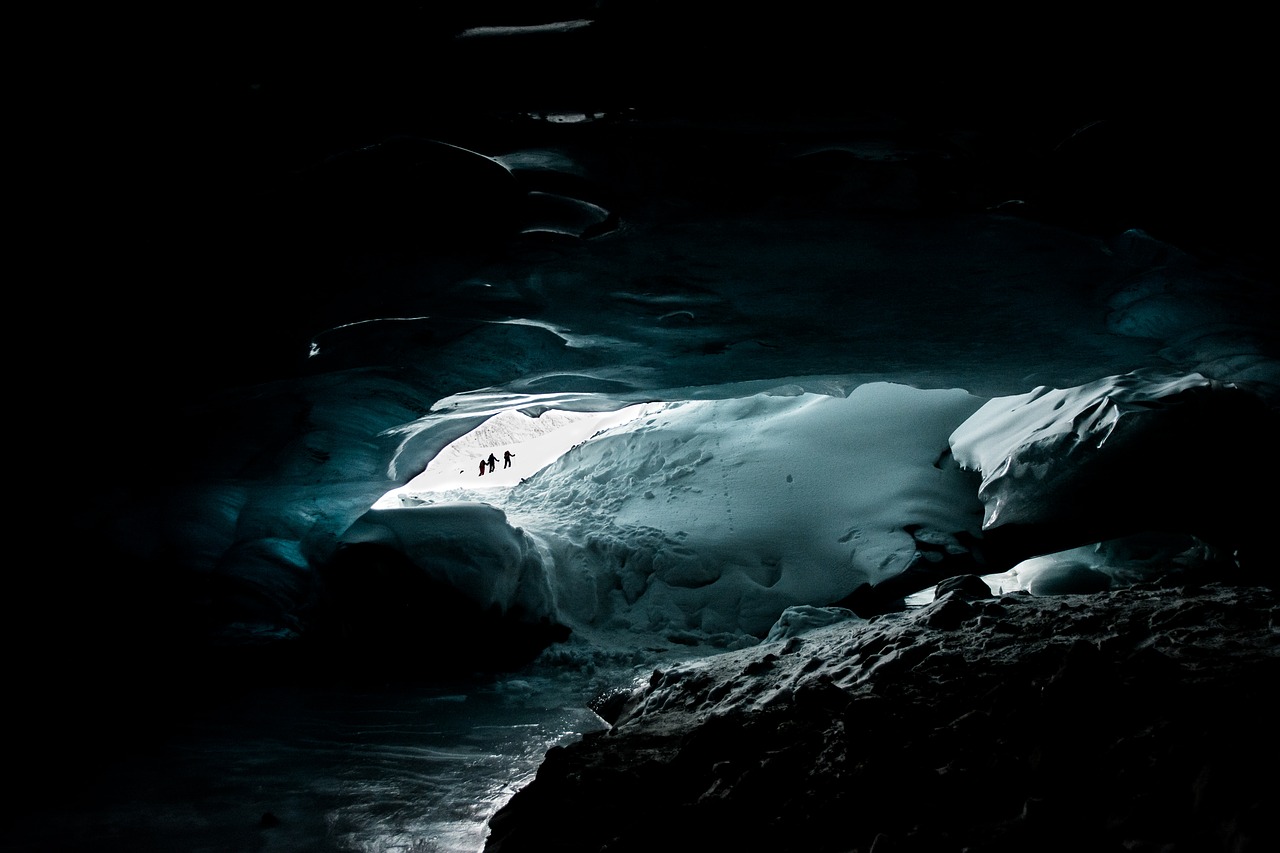 cave cold ice free photo