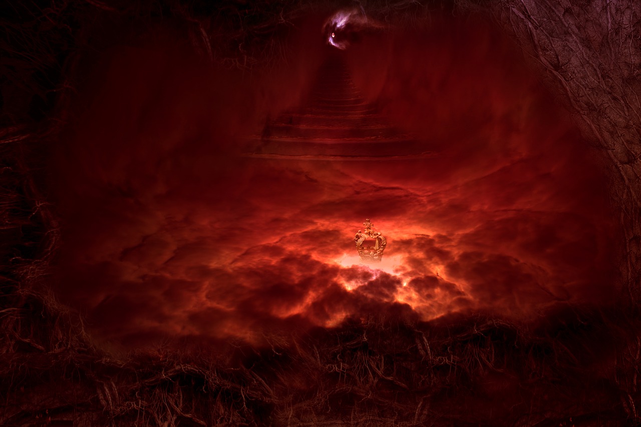 cave red fantasy free photo