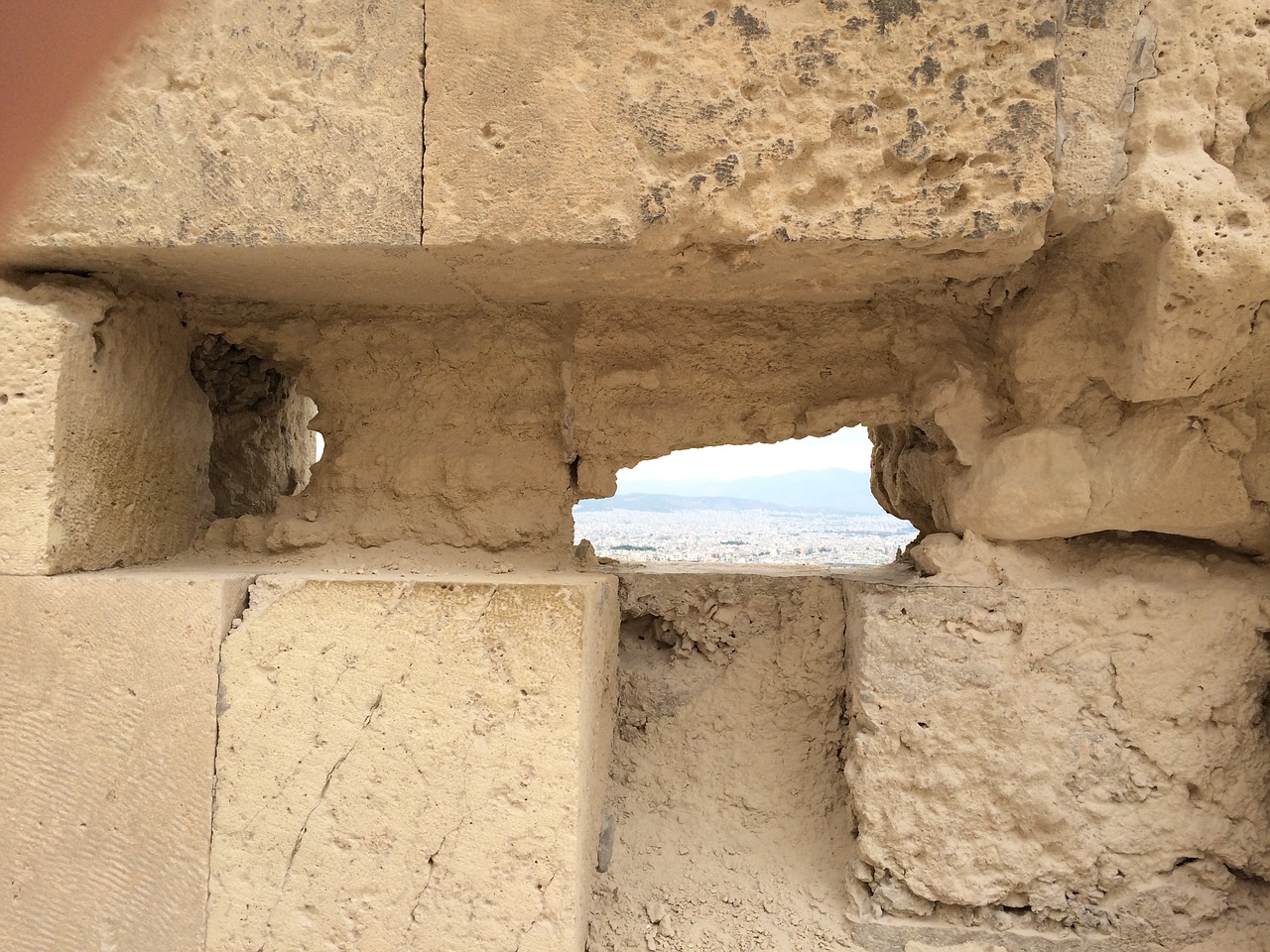 cave the acropolis hole in the wall free photo