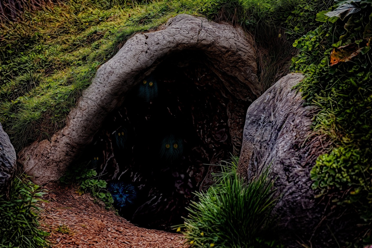 cave monsters fantasy free photo