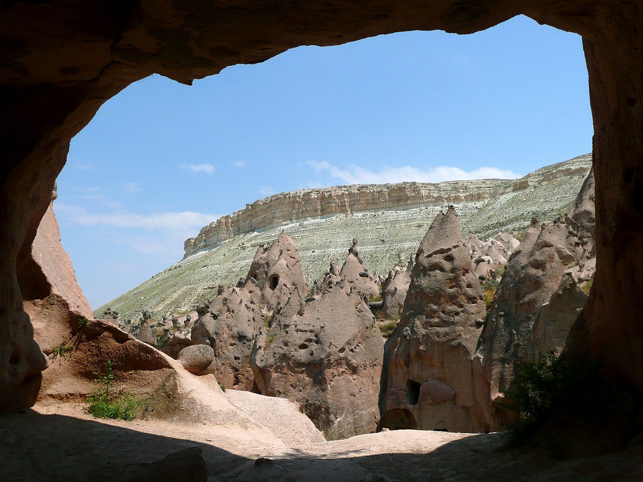 cave zelve cappadocia free photo