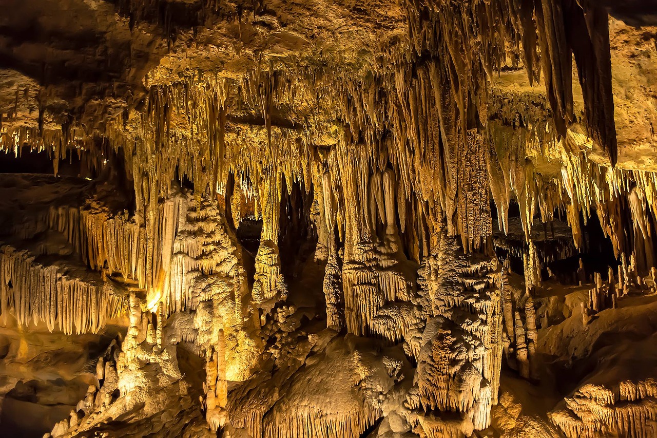 cave stalagmites stalactite free photo