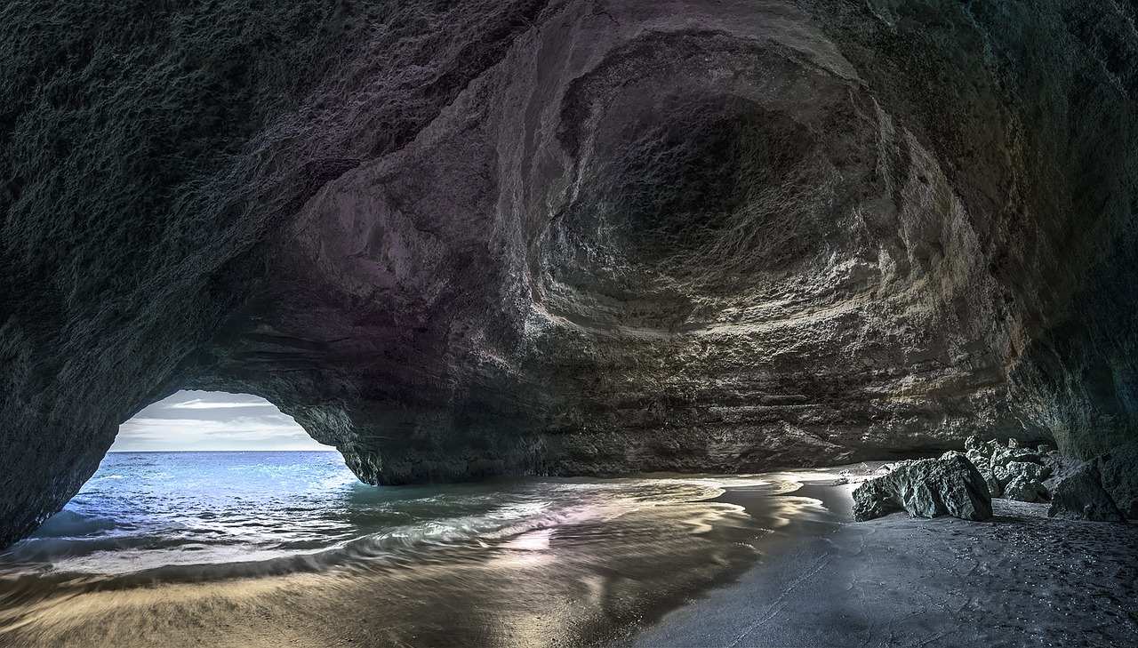 cave  landscape  color free photo