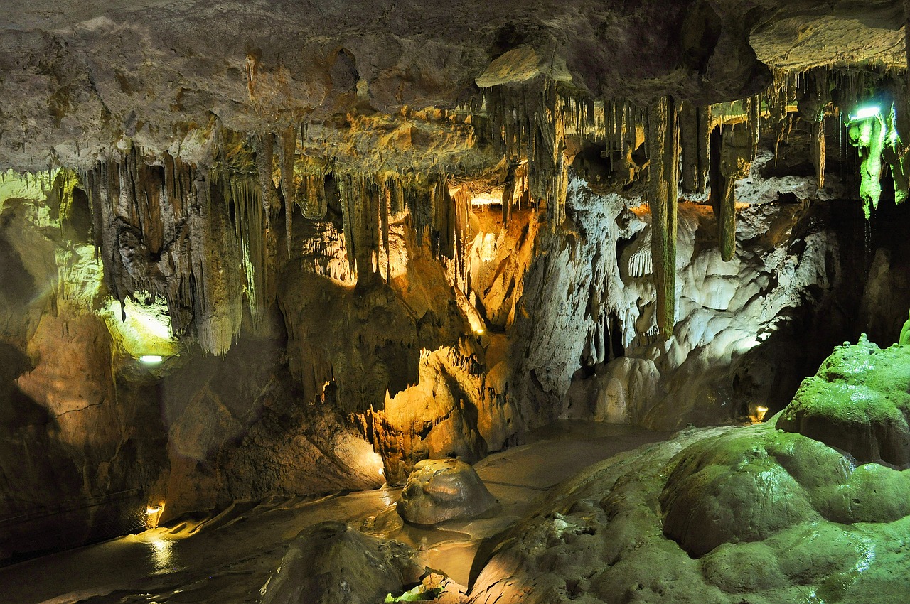cave cavern stalactites free photo