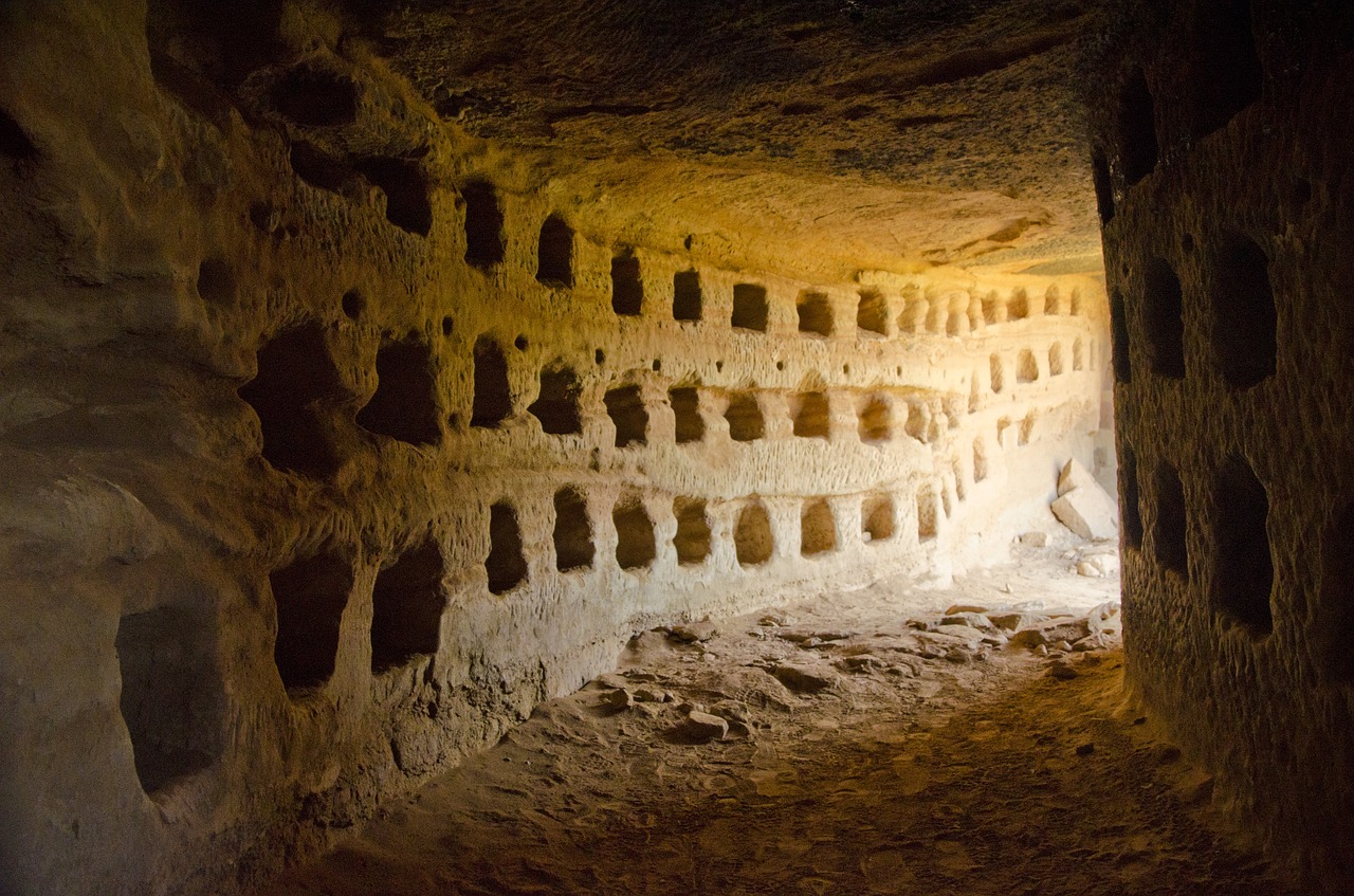 cave dark columbarium free photo