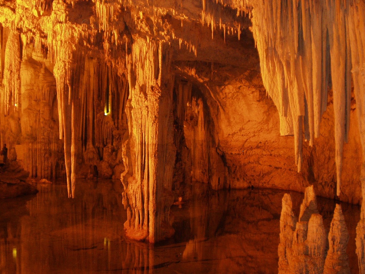 cave stalagmites stalactites free photo