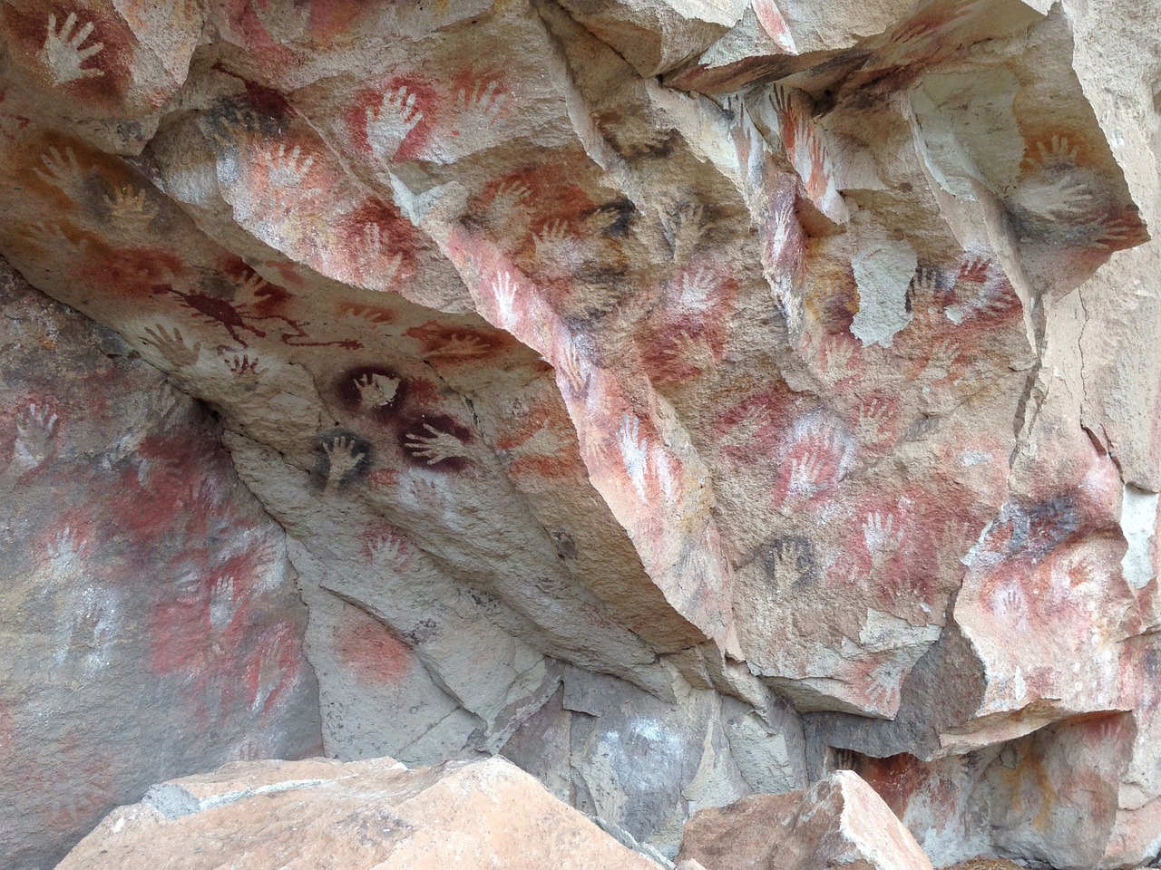 cave painting patagonia free photo