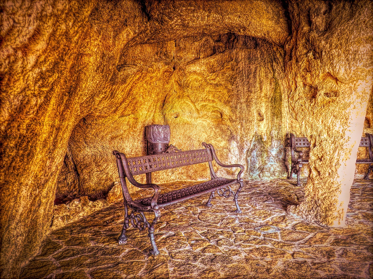 cavern ancient rock free photo