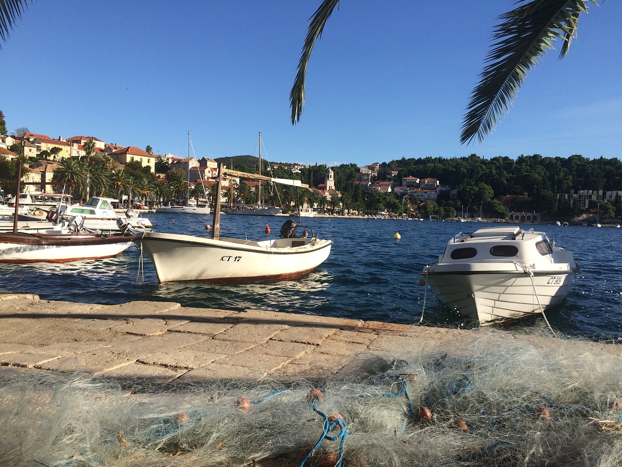cavtat croatia fishing boat free photo