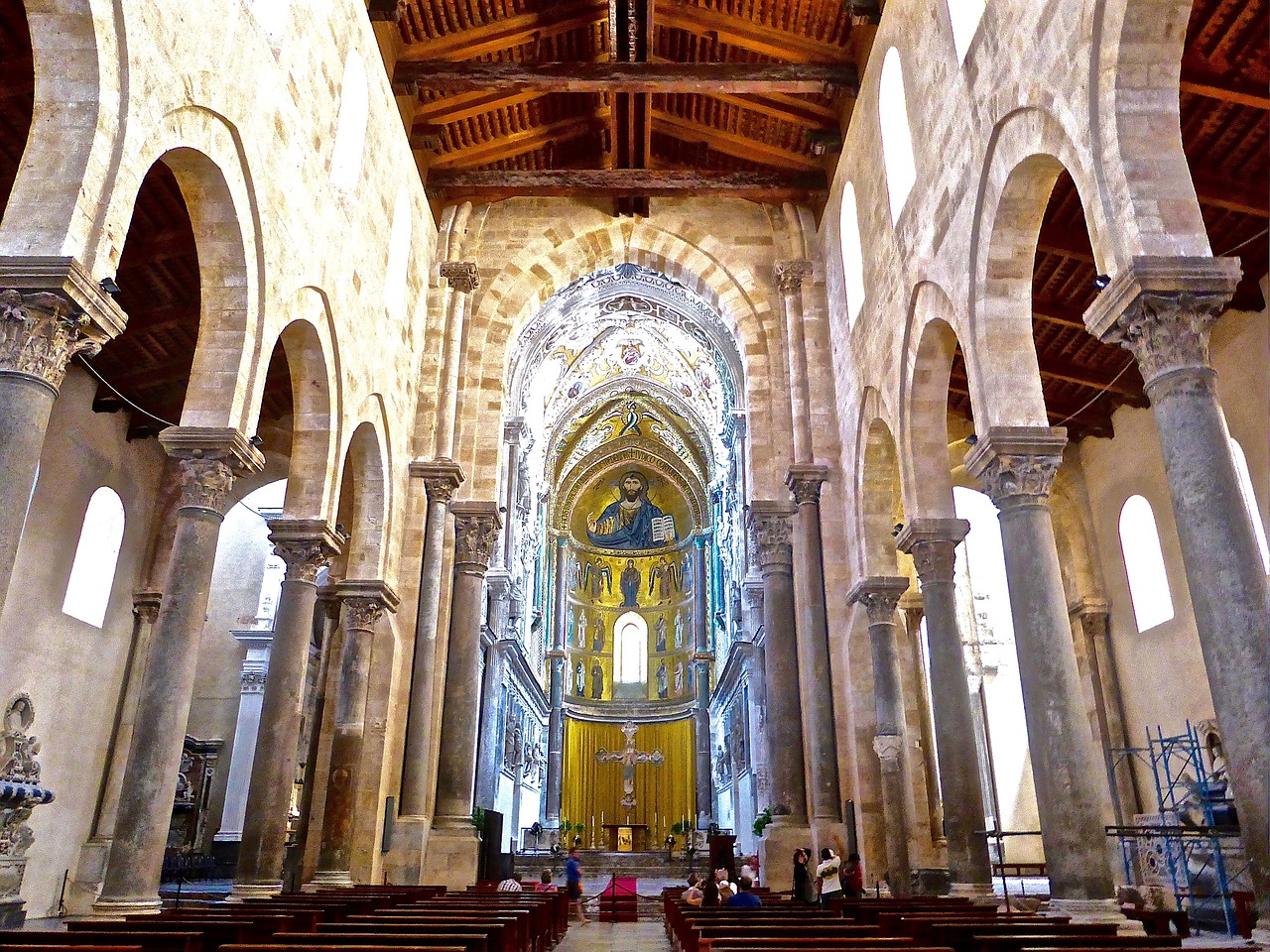 cefalu cathedral sicily free photo