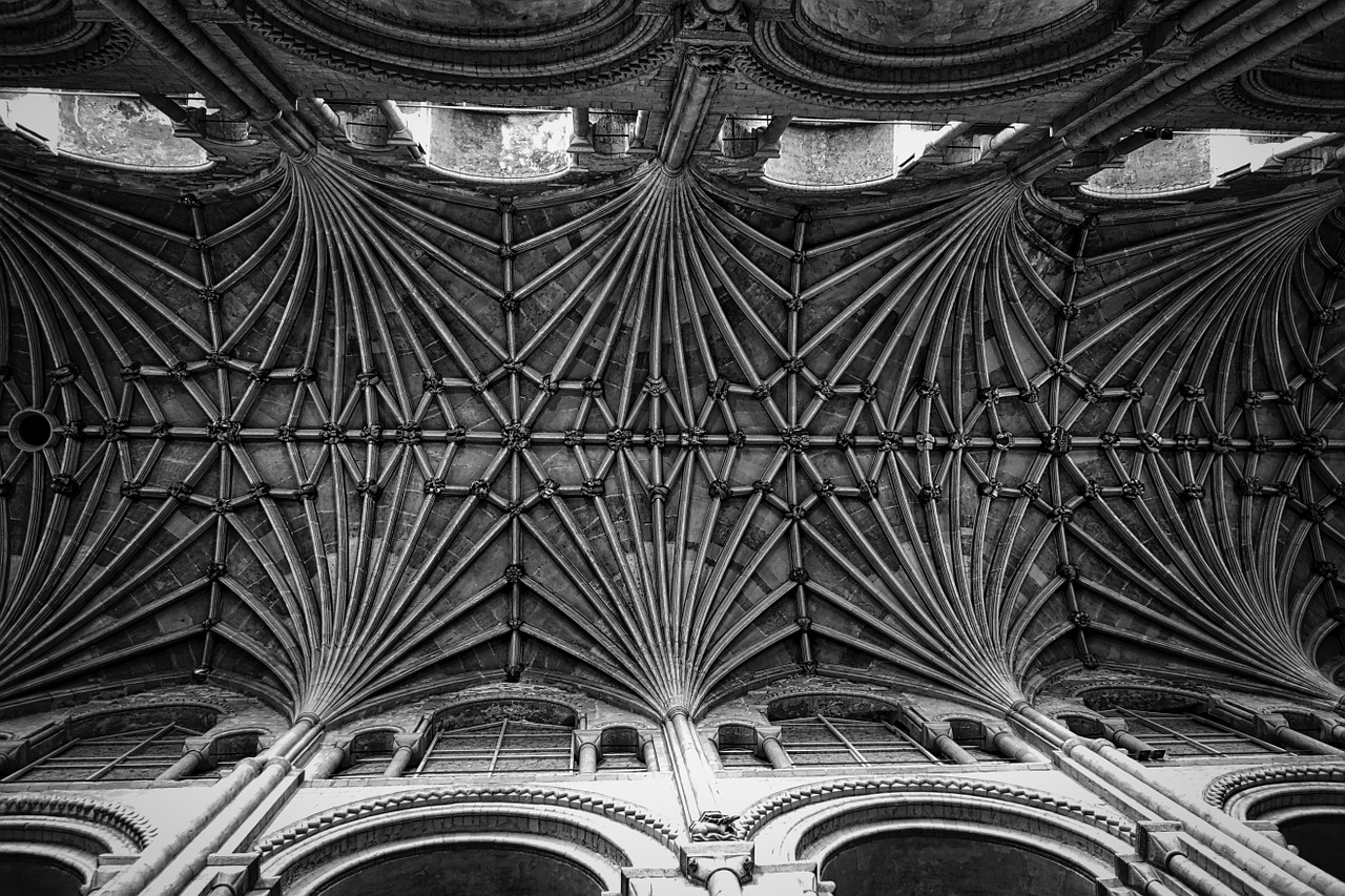 ceiling norwich cathedral classical free photo