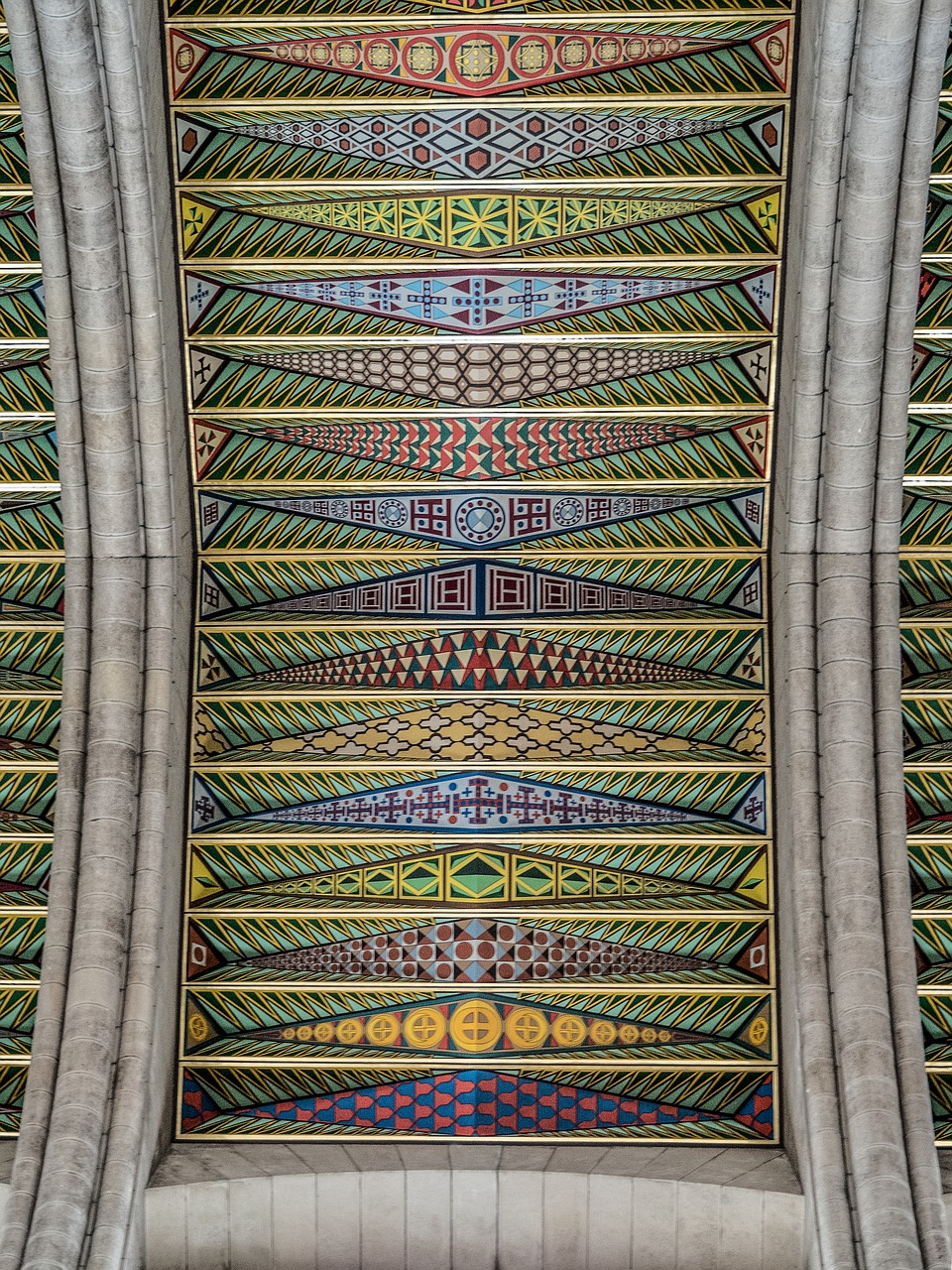 ceiling wood cathedral free photo