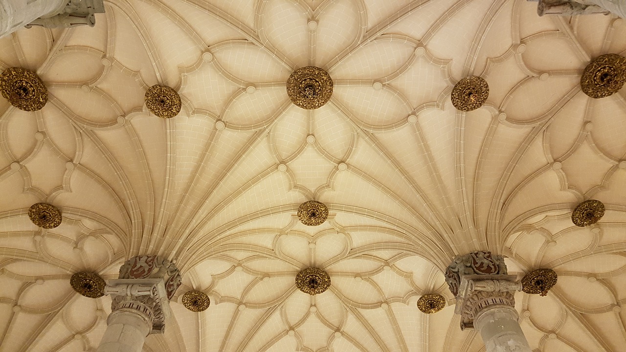 ceiling architecture saragossa free photo