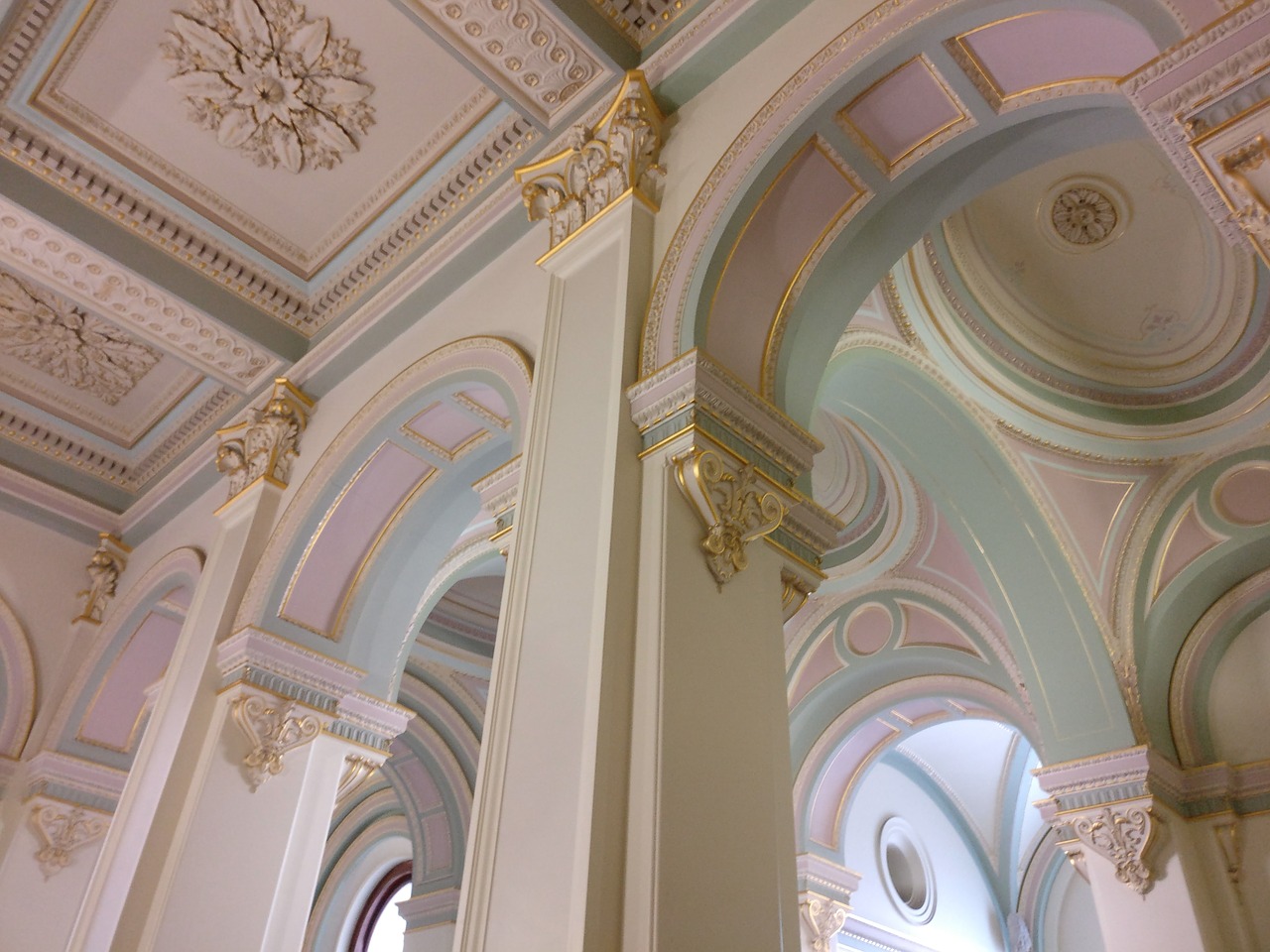 ceiling parliament ornate free photo