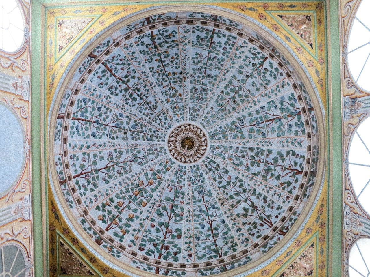 ceiling topkapä± palace harem free photo