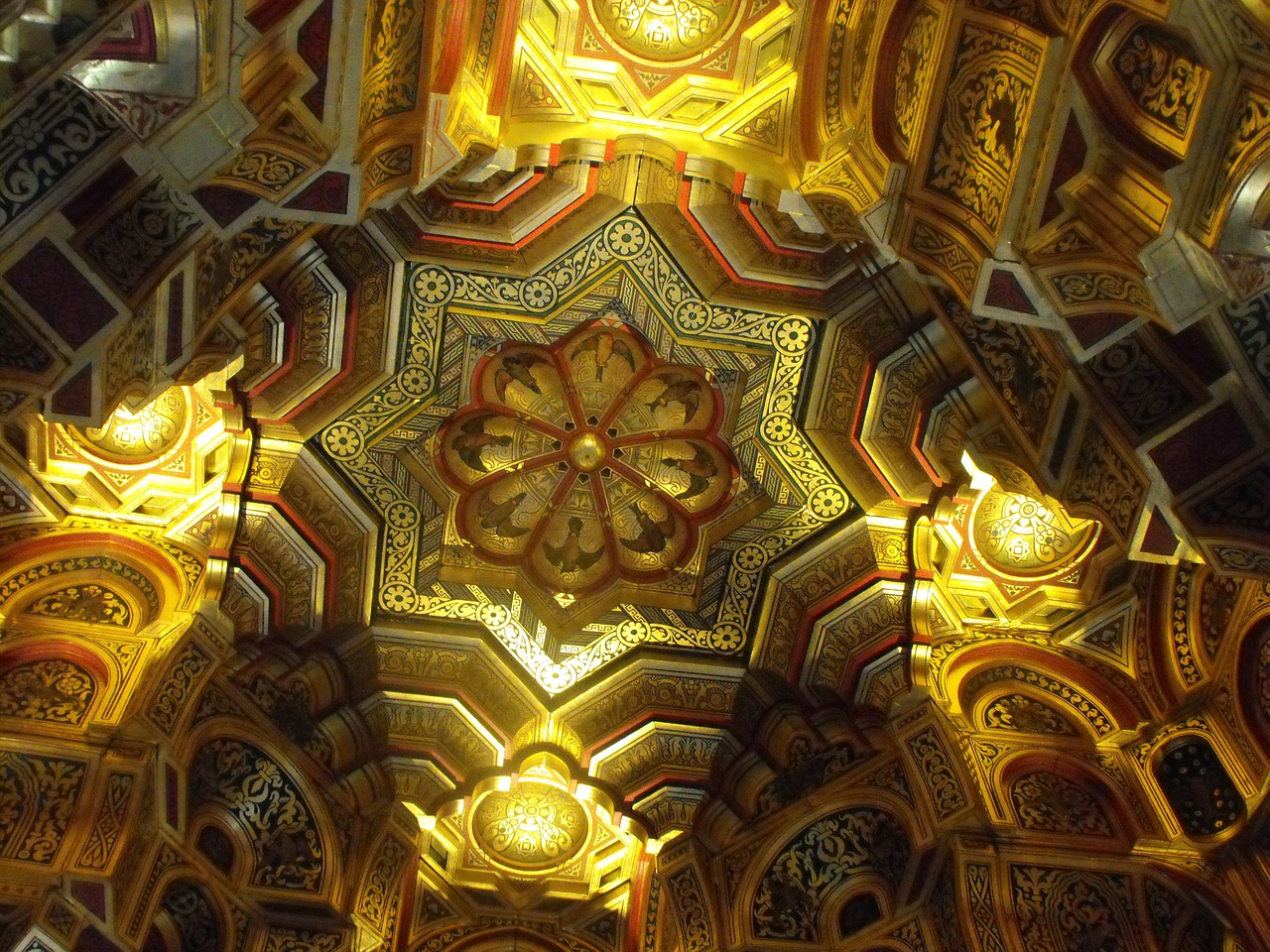 ceiling ornate roof free photo