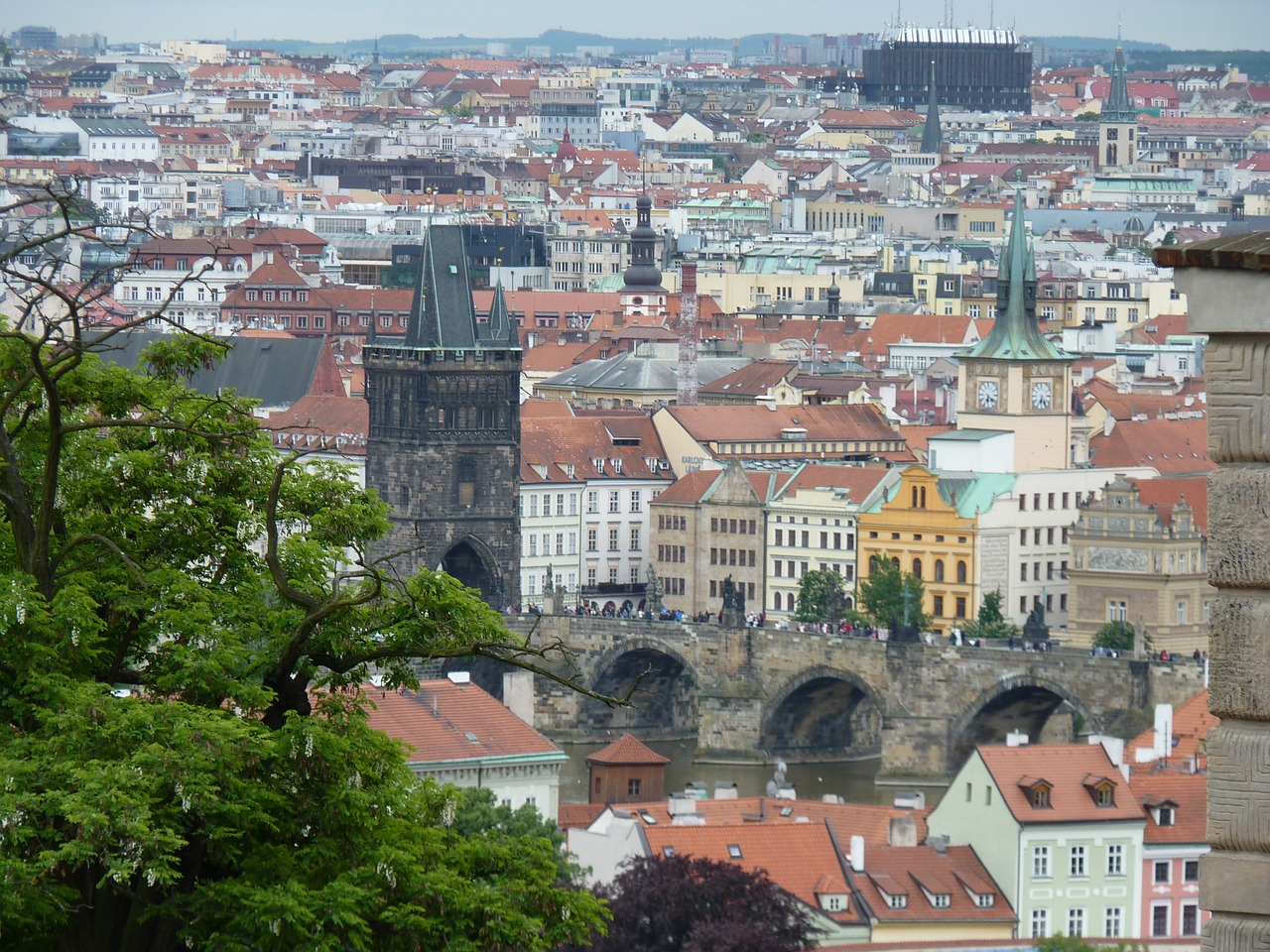 ceilings prague view free photo