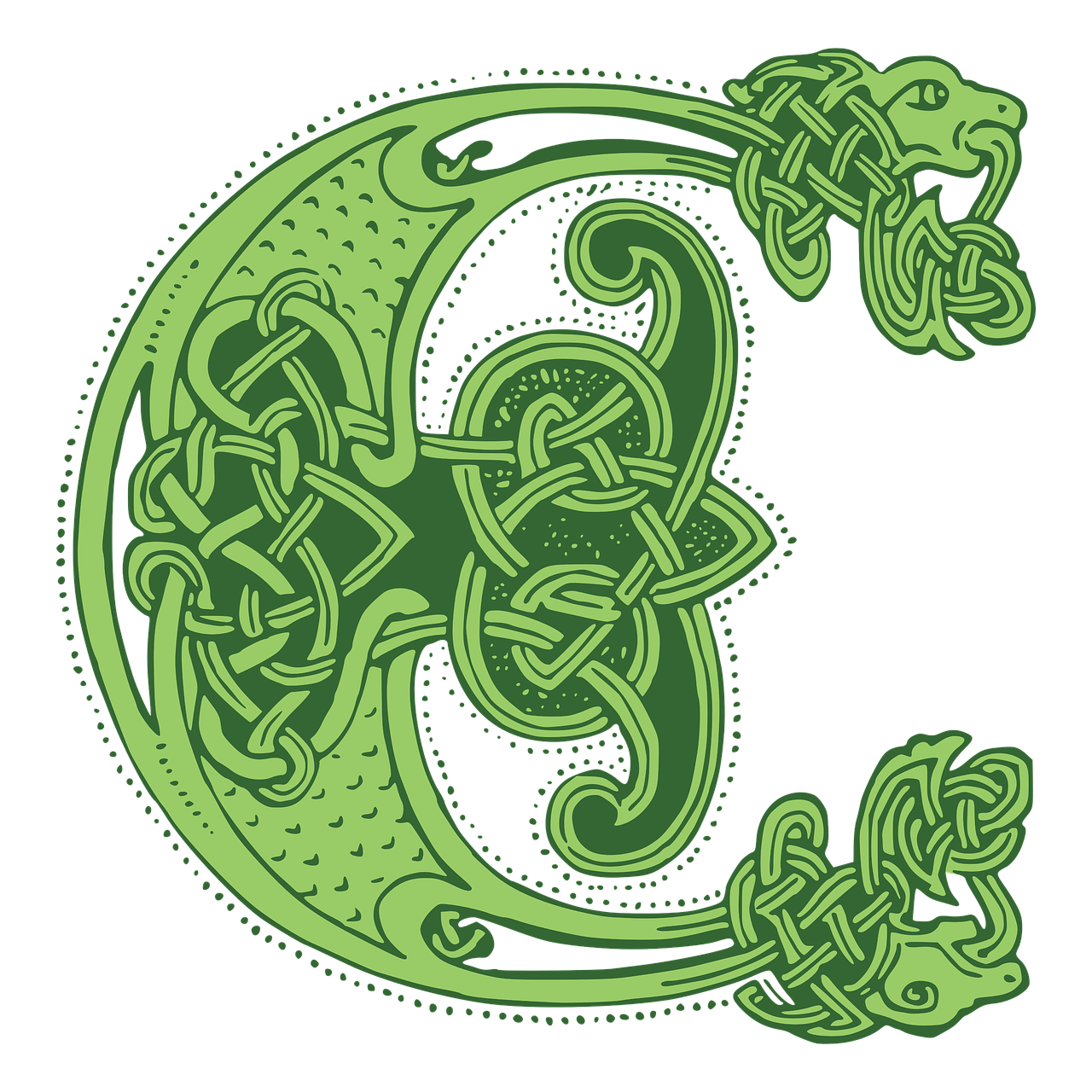 celtic  knot  letter free photo