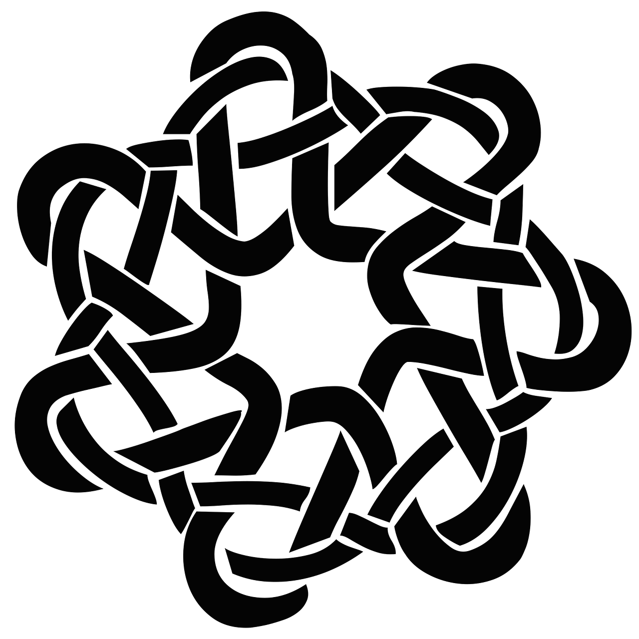 celtic knot silhouette free photo