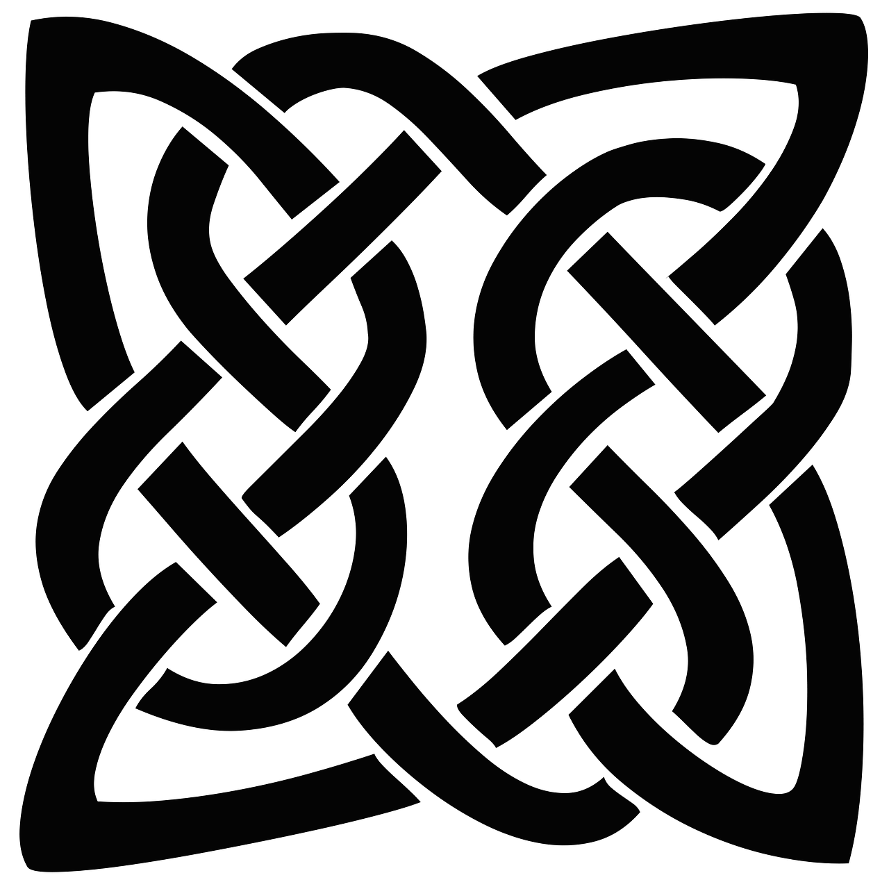 celtic knot silhouette free photo