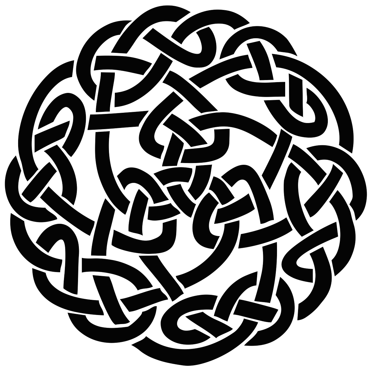 celtic knot silhouette free photo