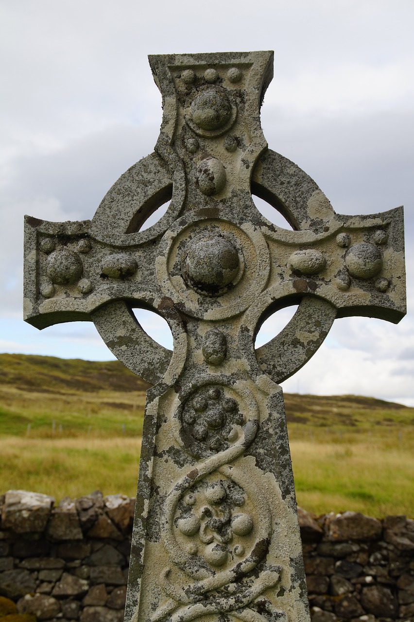 celtic  celtic cross  scotland free photo