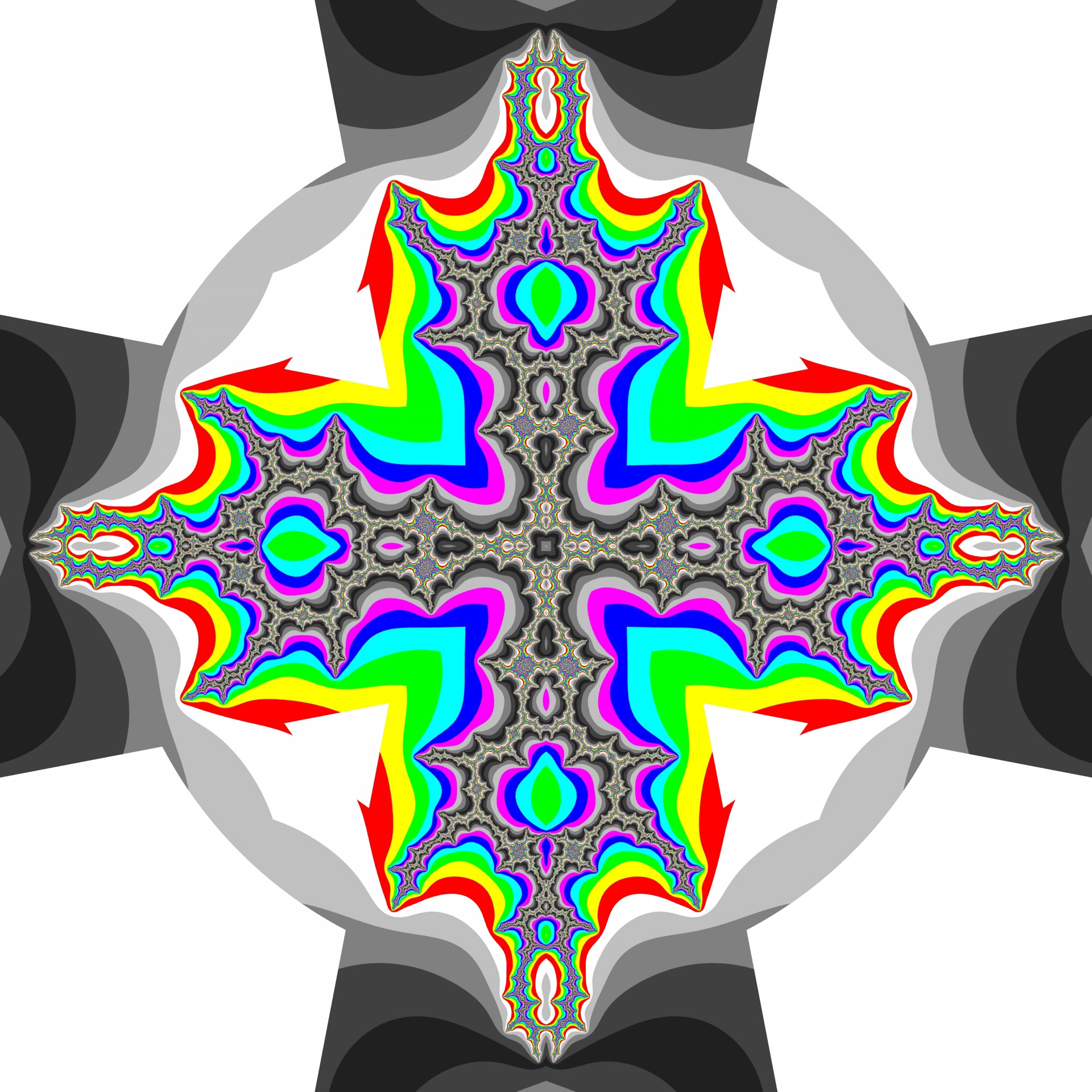 fractal color celtic free photo
