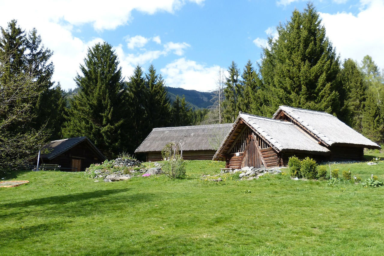 celts village block house vacation free photo