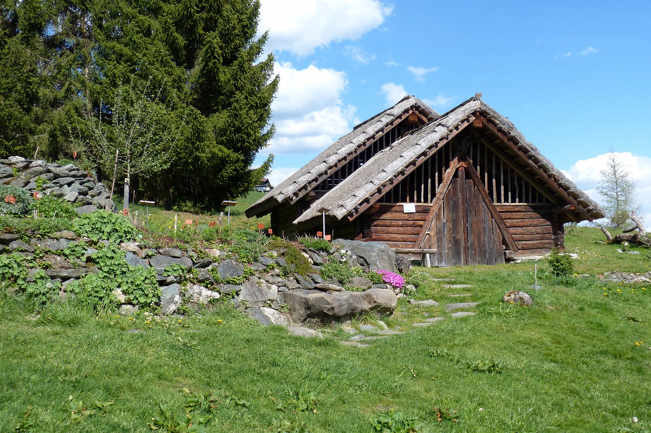 celts village block house vacation free photo