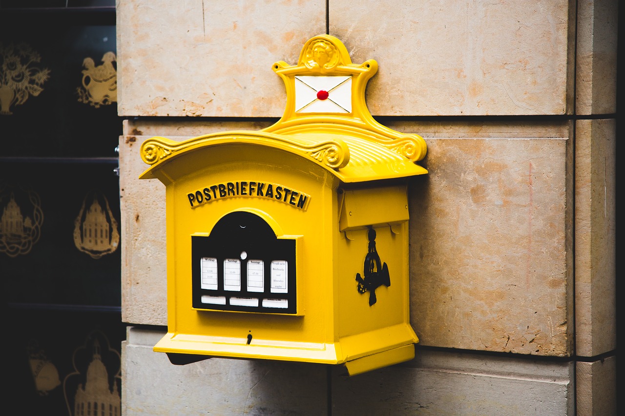 cement mailbox post free photo