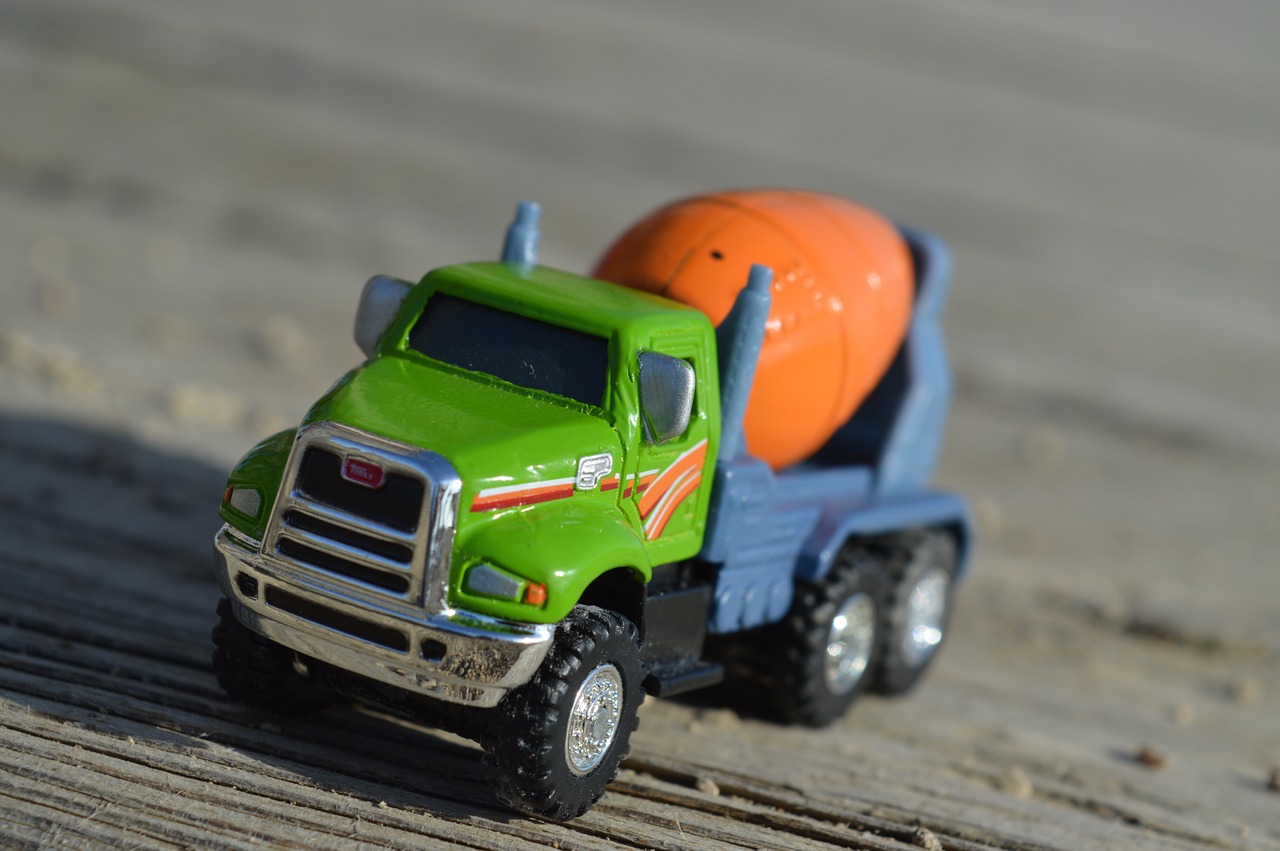 cement truck vehicle transportation free photo