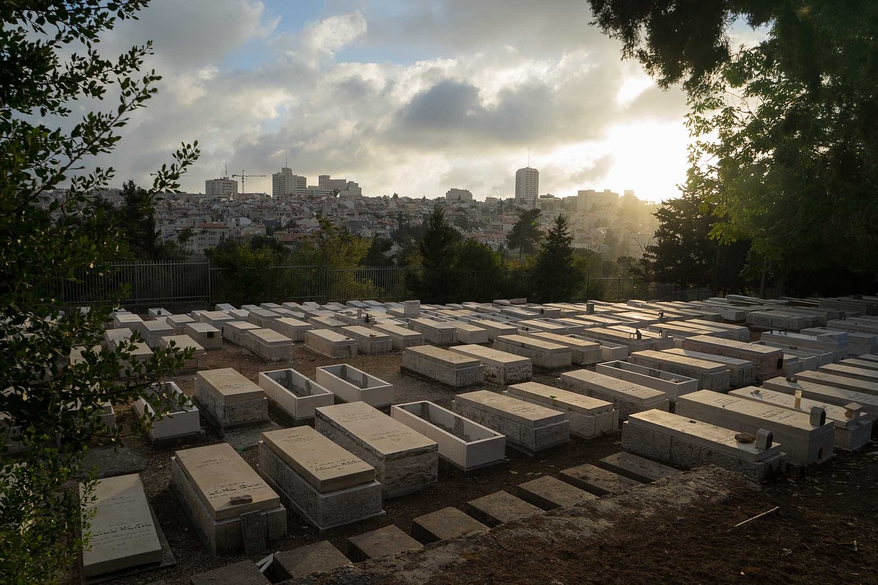 cemetery jerusalem israel free photo