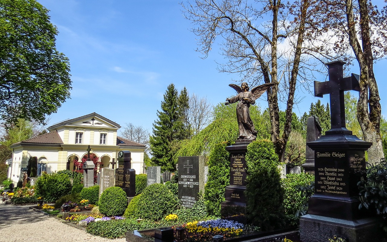 cemetery graves gravestone free photo