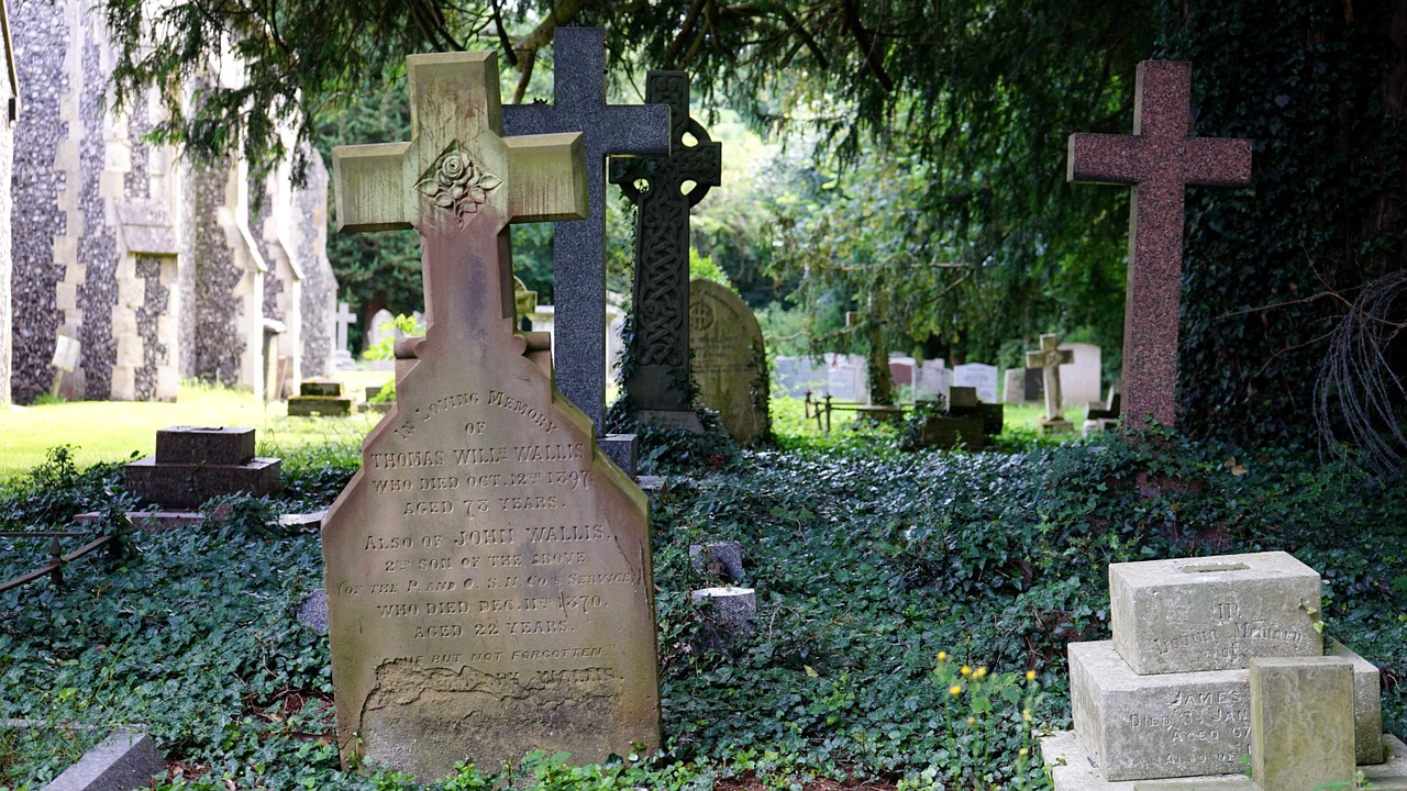 cemetery church religion free photo