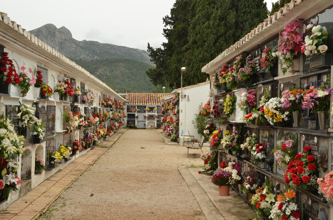 cemetery grave wall free photo