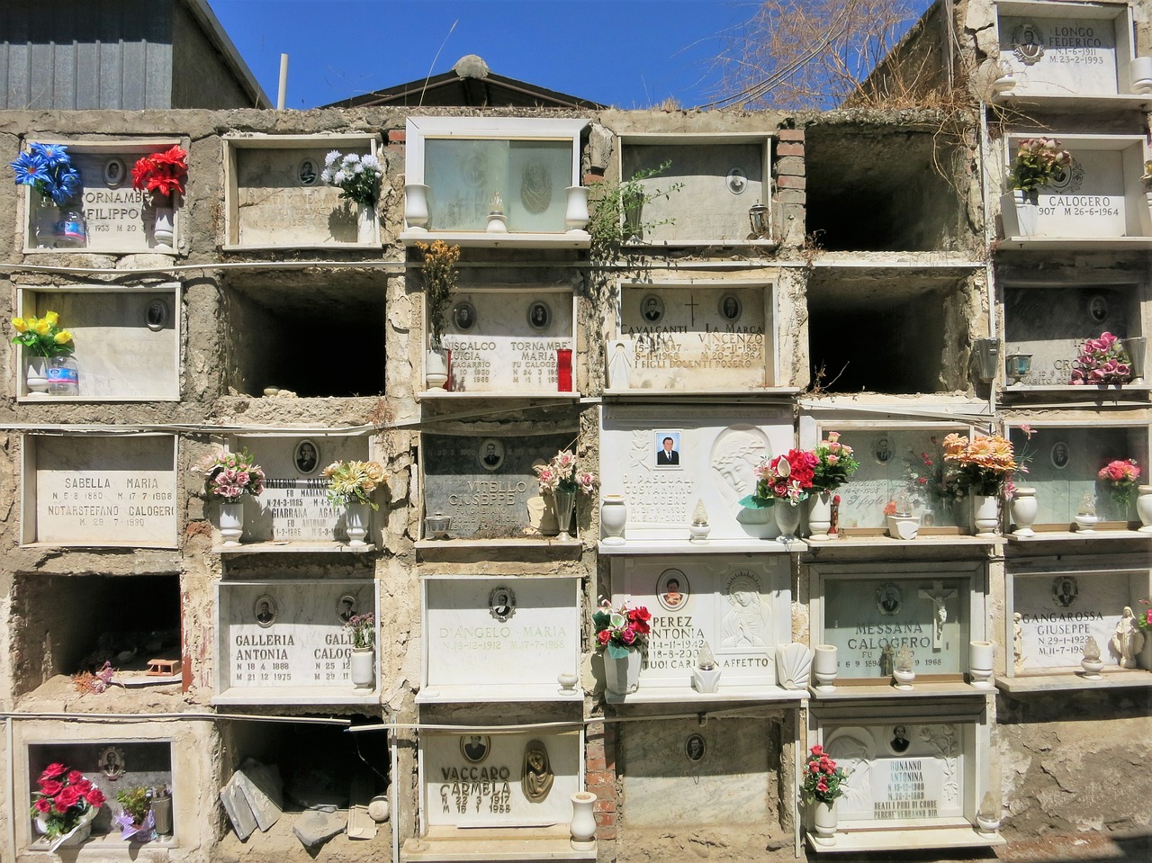 cemetery sicily grave free photo