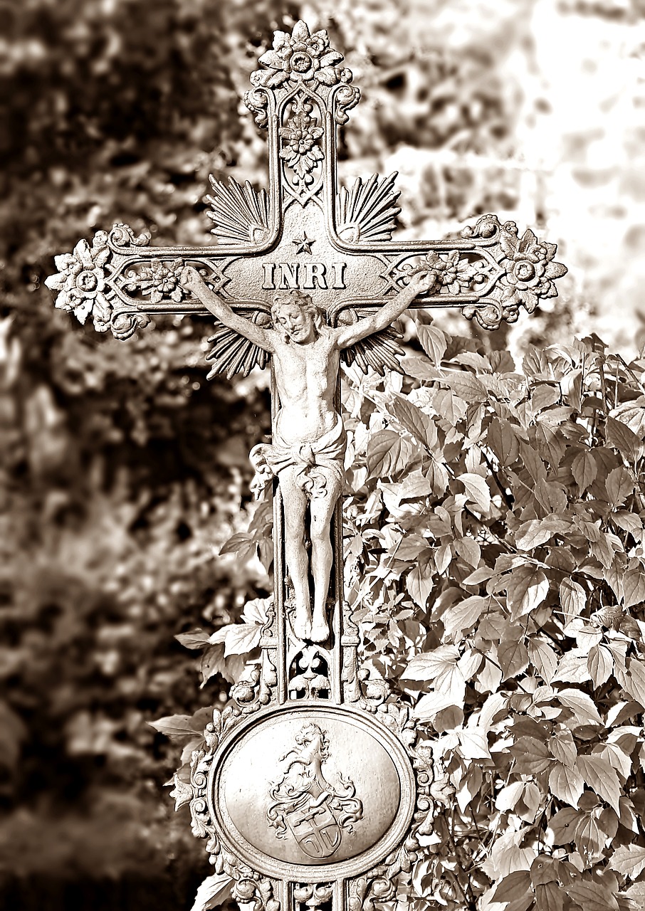 cemetery cross grave free photo