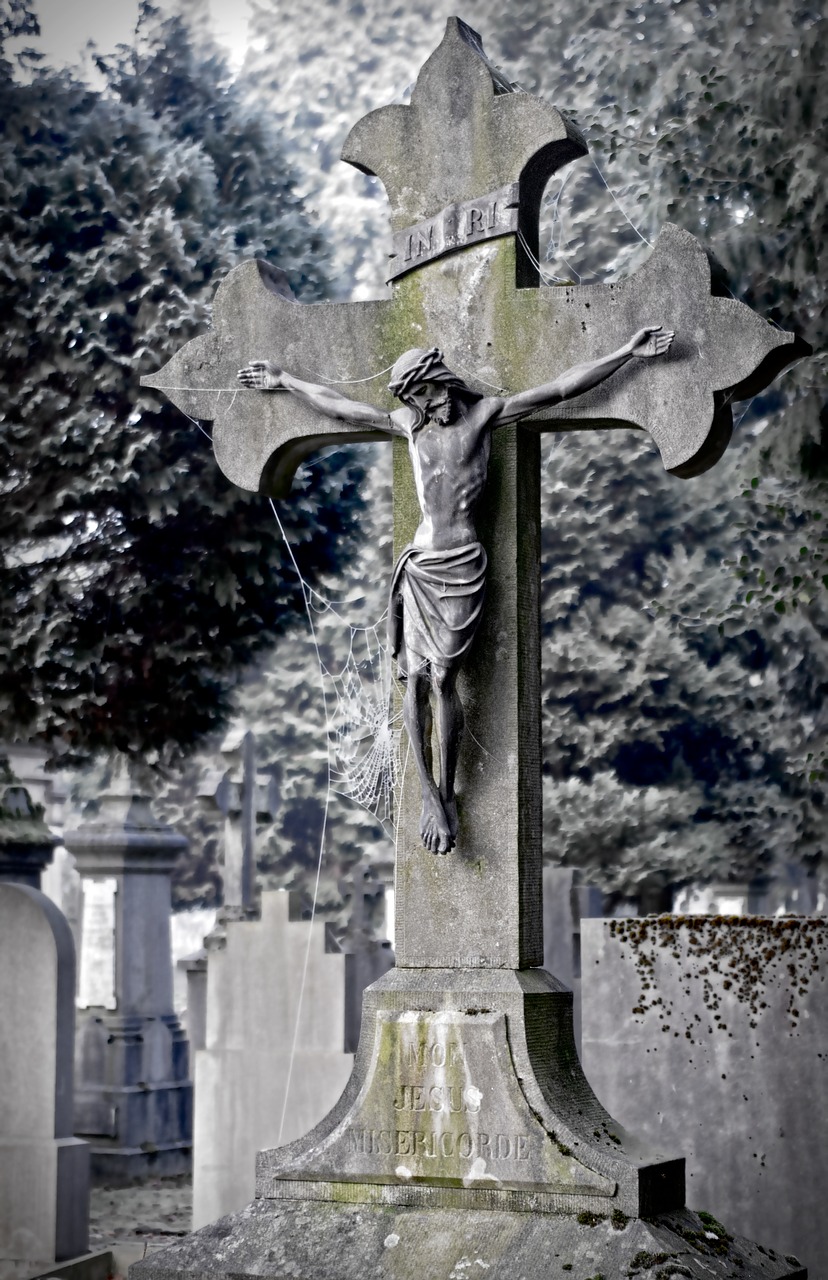 cemetery cross image free photo