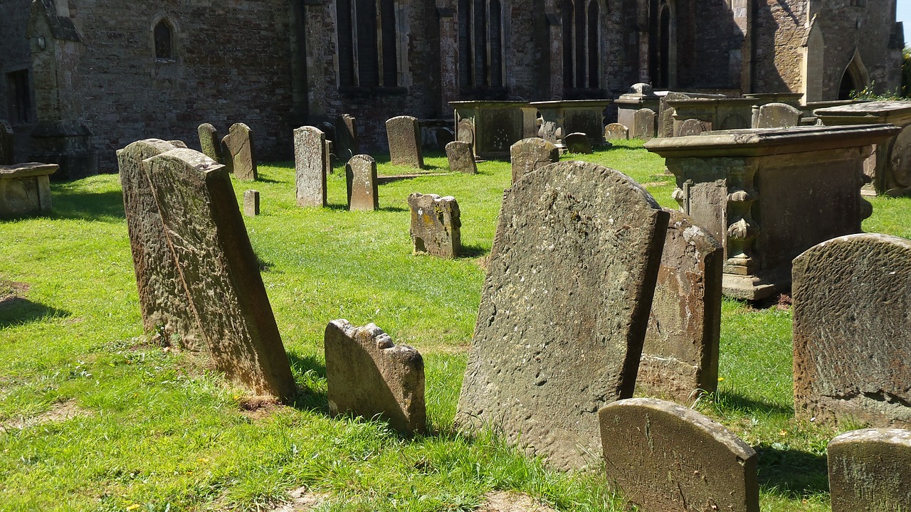 cemetery england grave stones free photo