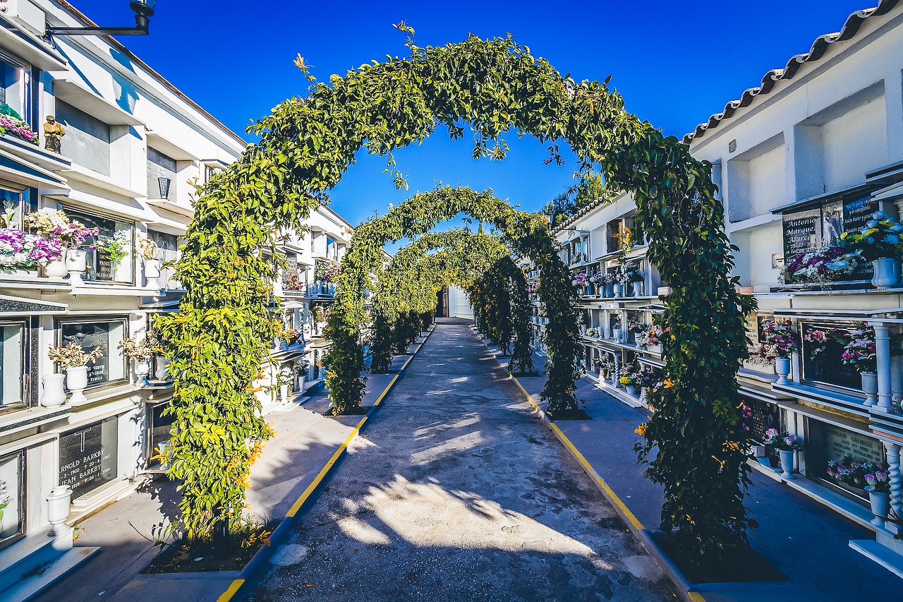 cemetery mijas graveyard free photo