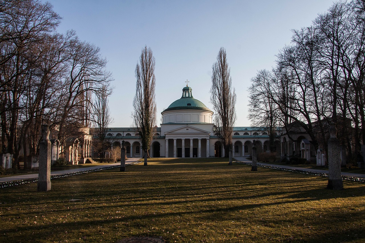 cemetery park architecture free photo