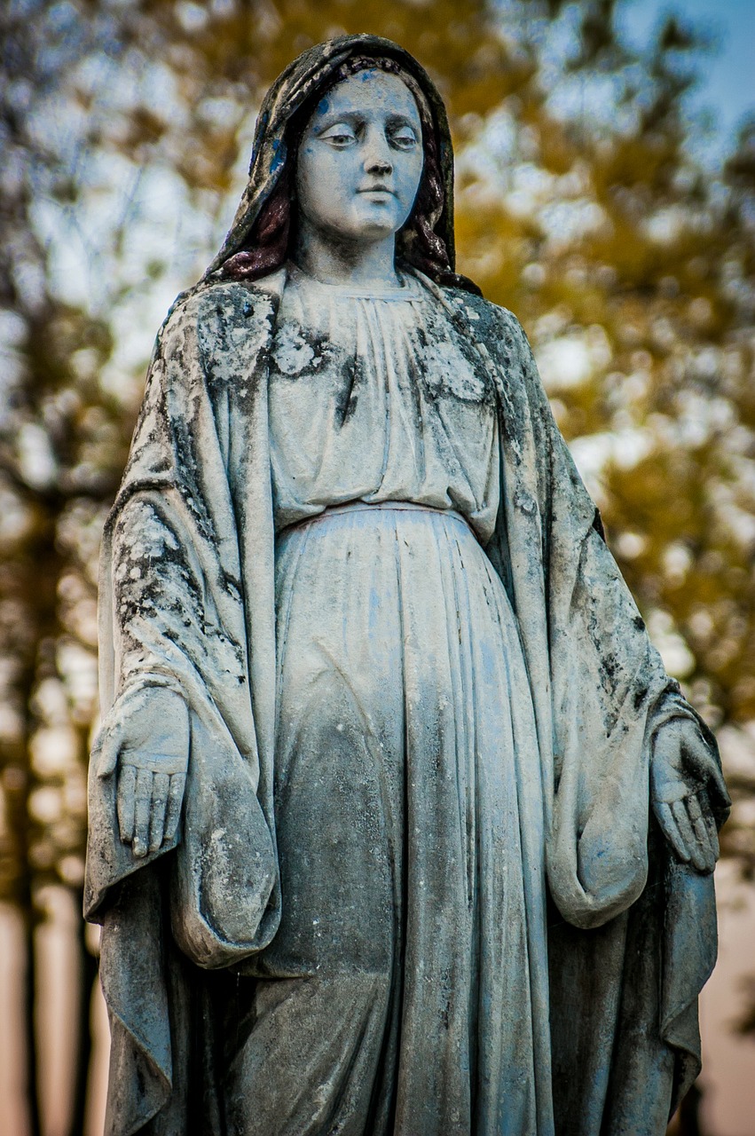 cemetery figure old free photo